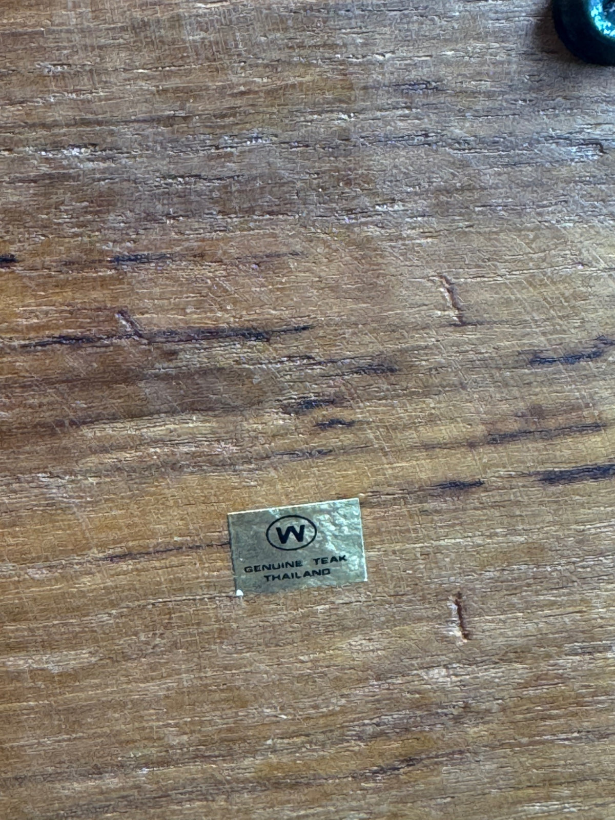 Mid century Winsome wood covered cheese board