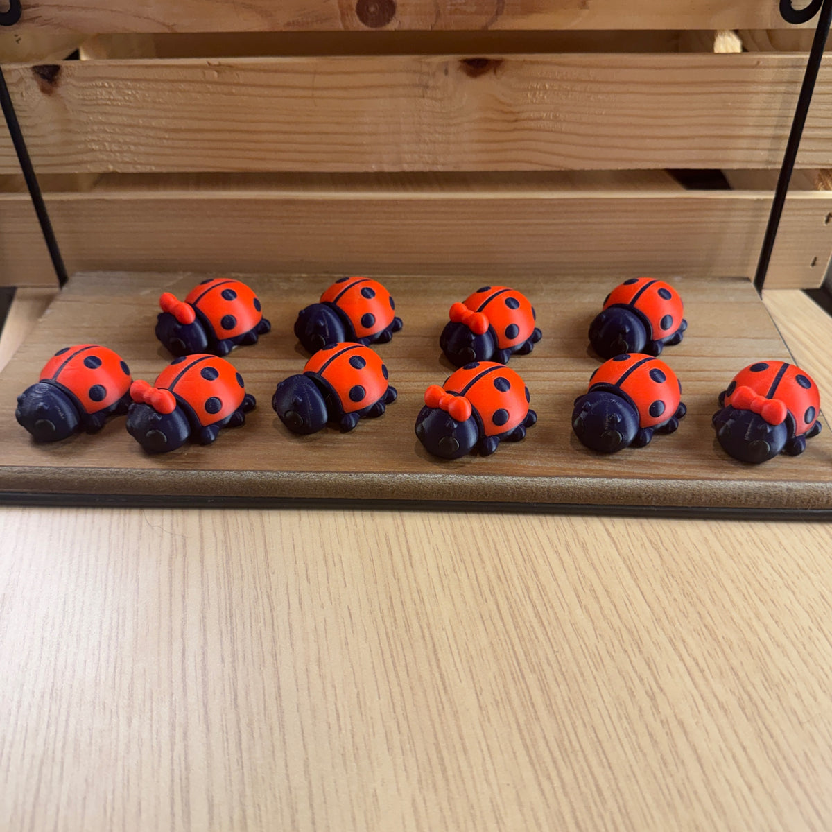 3D Printed Lady Bugs Articulating