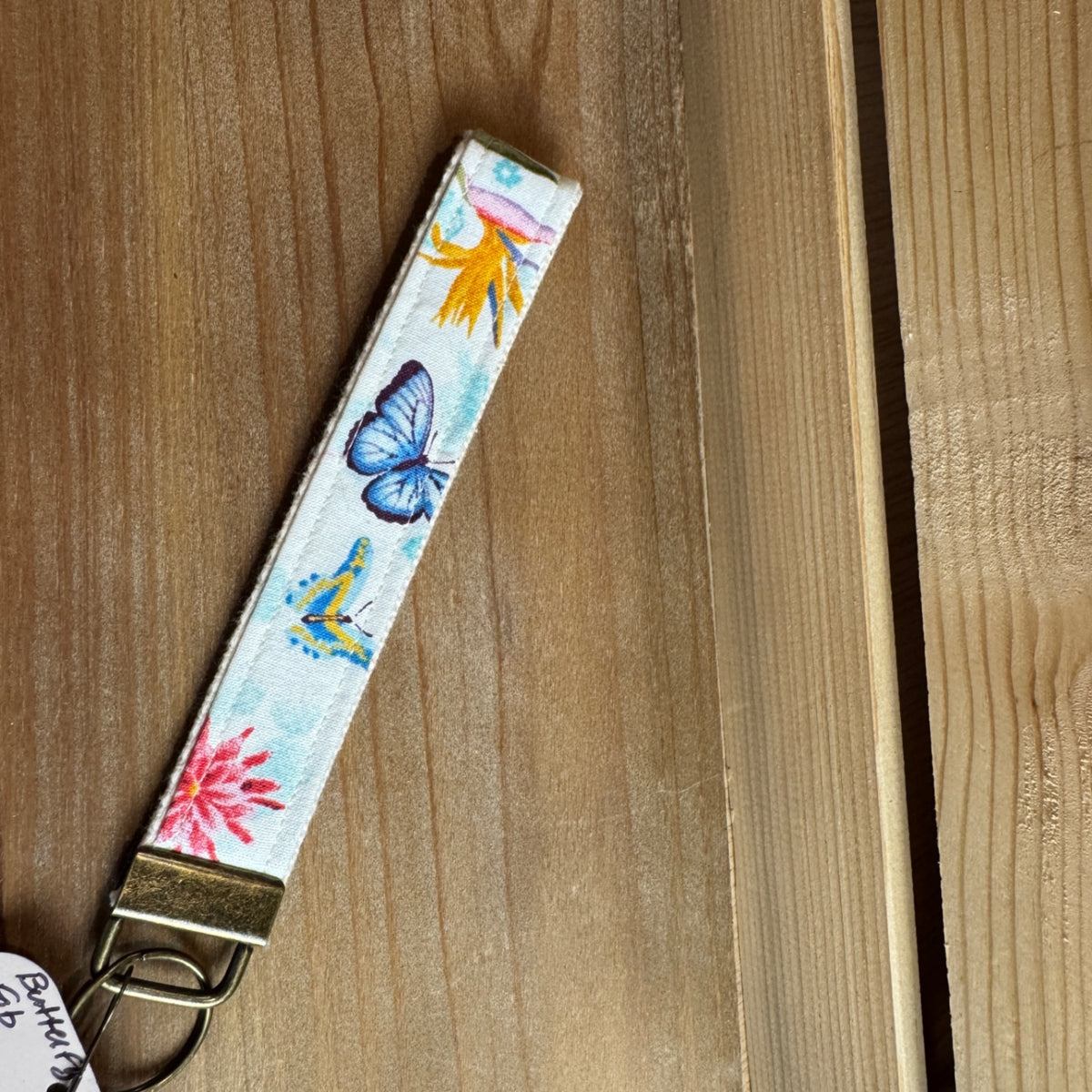 Key Chain Blue Butterflys