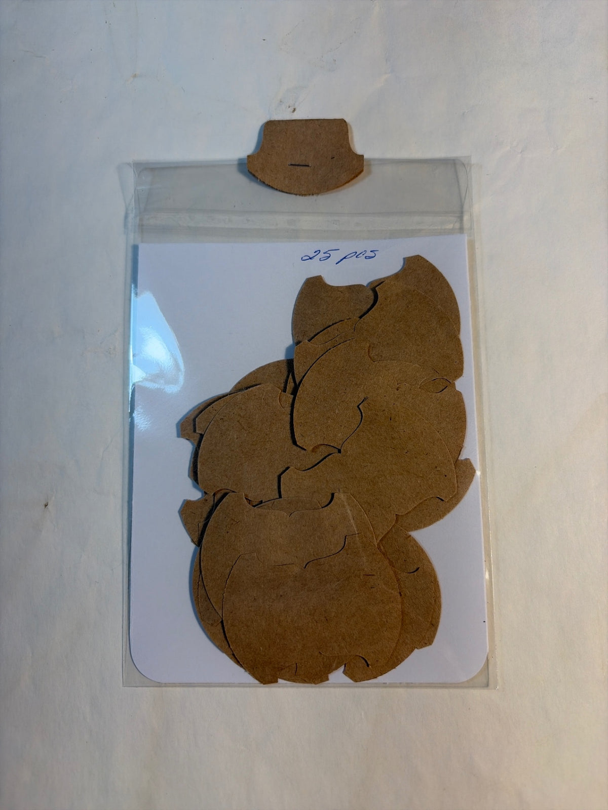 (25) die cut whale tail tabs