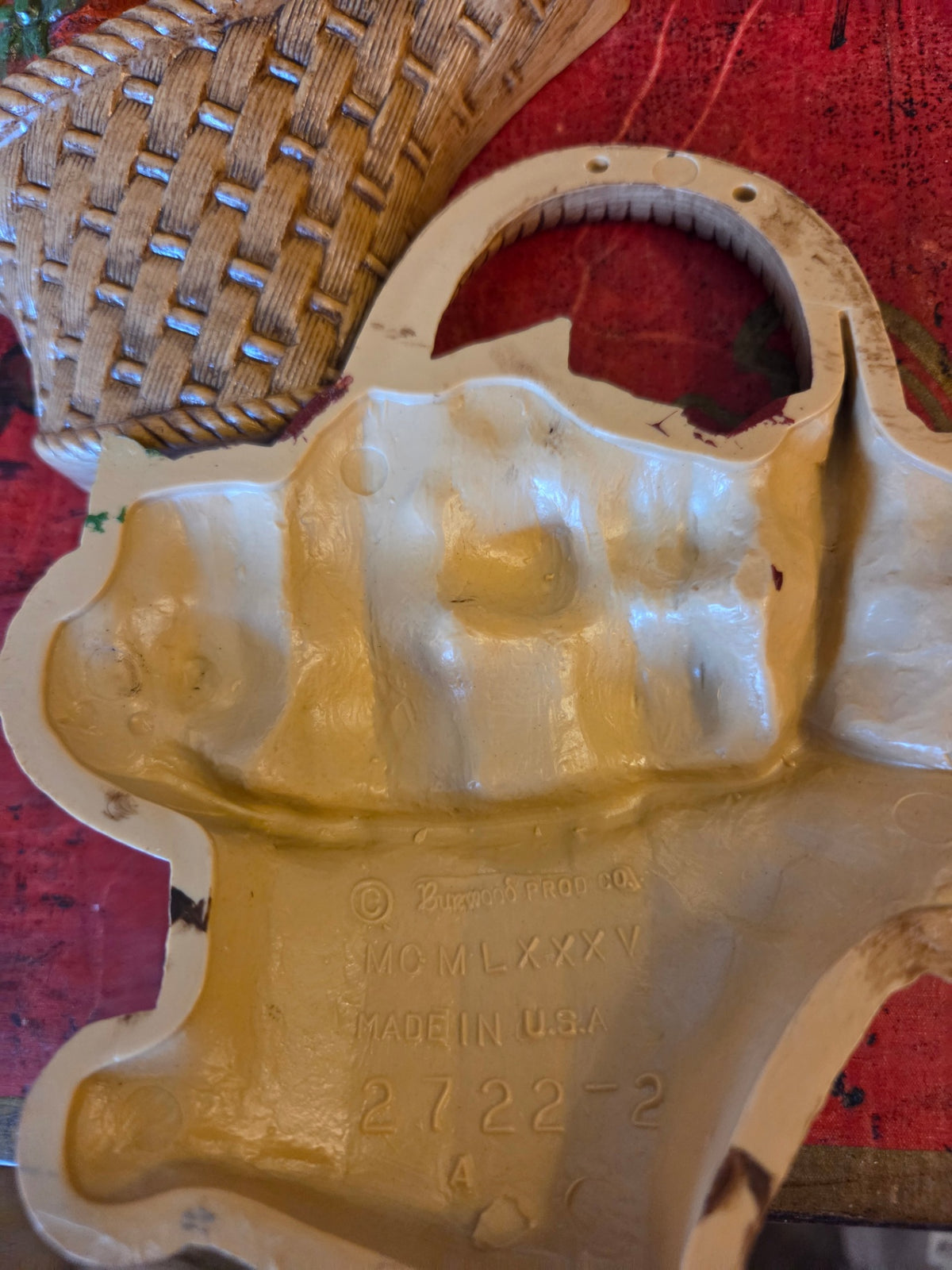 2 vintage Homco fruit baskets