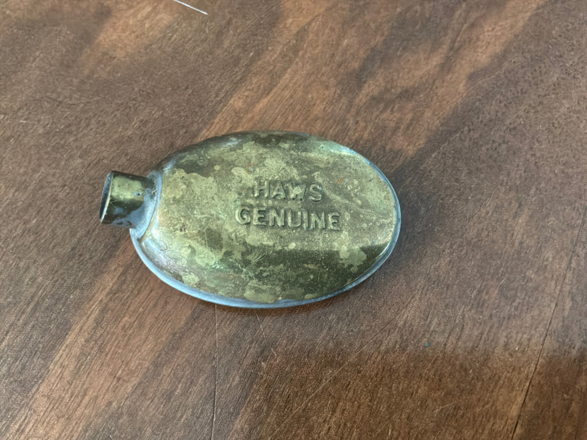 Vintage British HAWS brass watering can spout