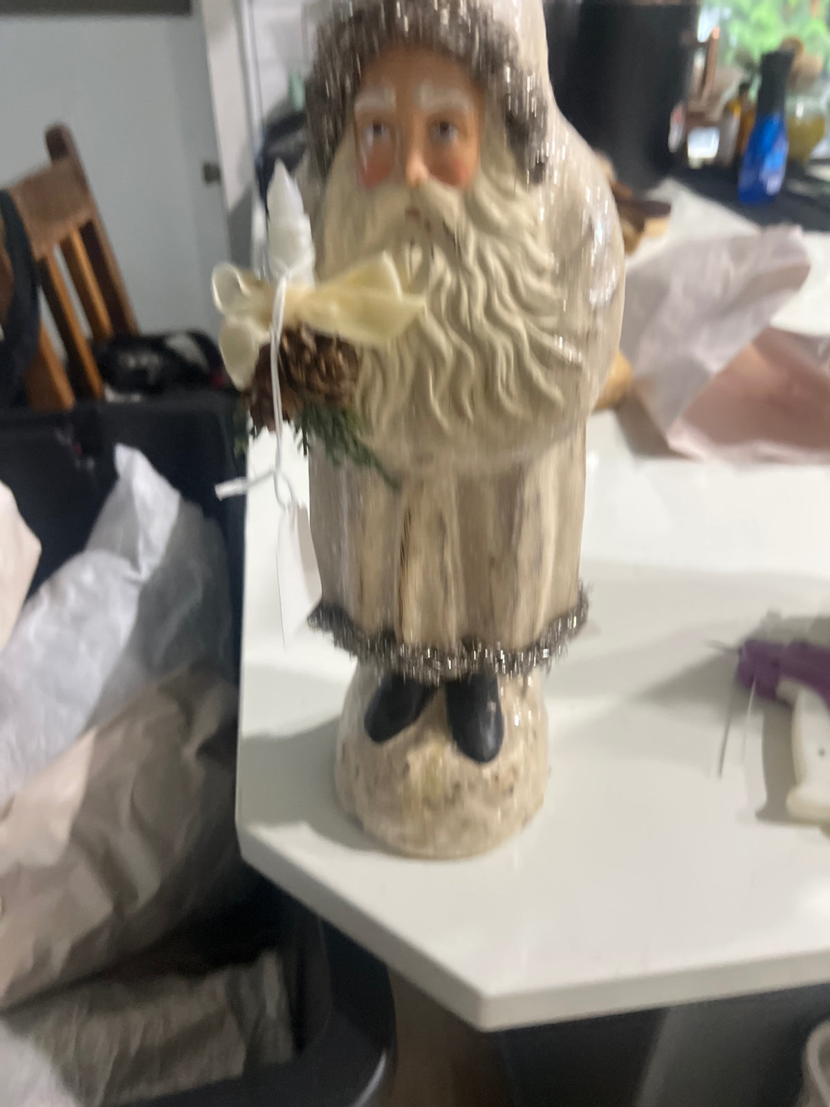 Santa with Candle