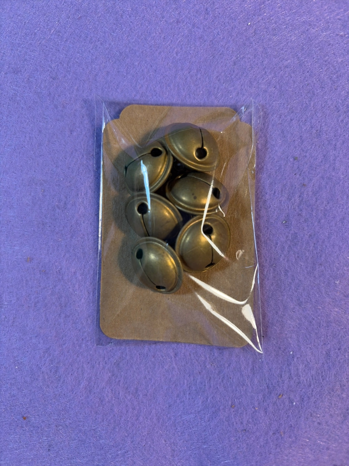 Set of (6) 3/4” vintage bells