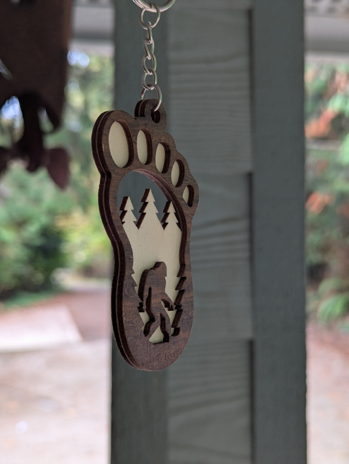 Sasquatch key chain