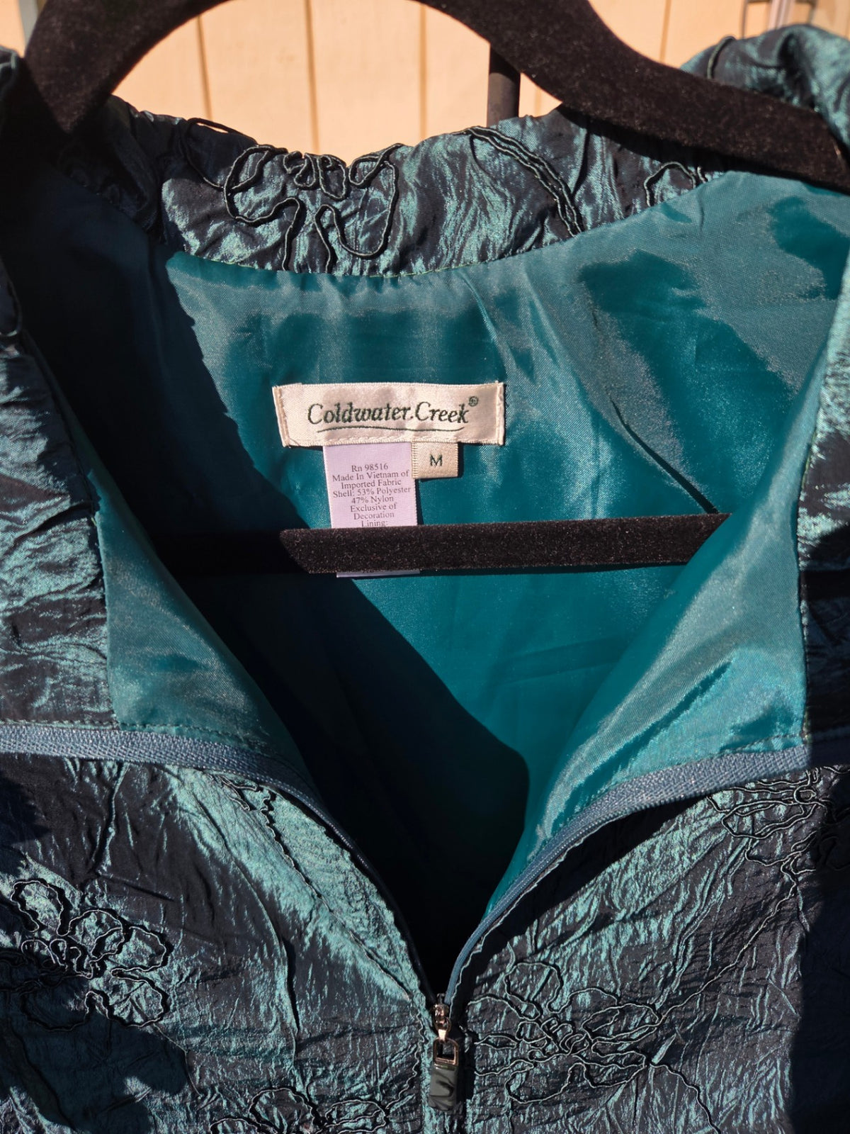 Coldwater creek satin vest Medium