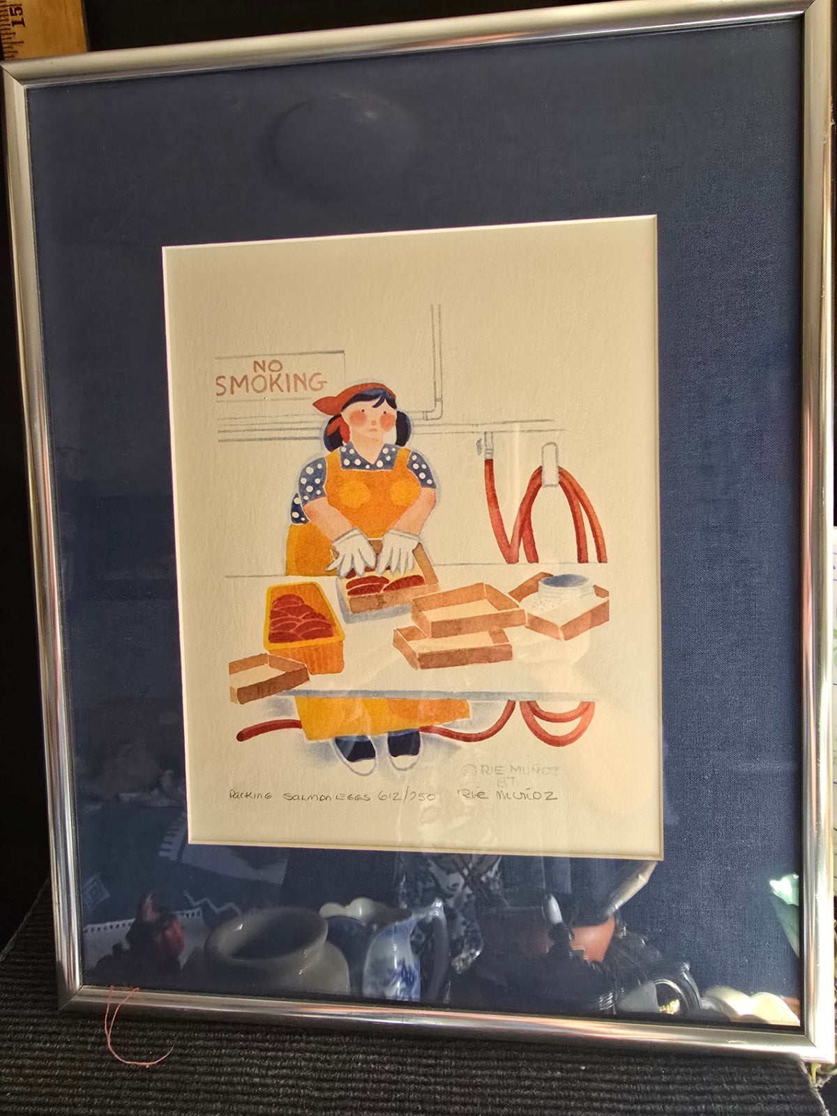 Rie Munoz signed lithograph