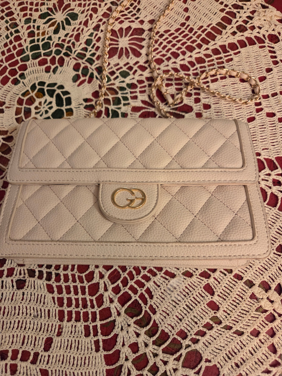 Grace elizabeth new cream purse small