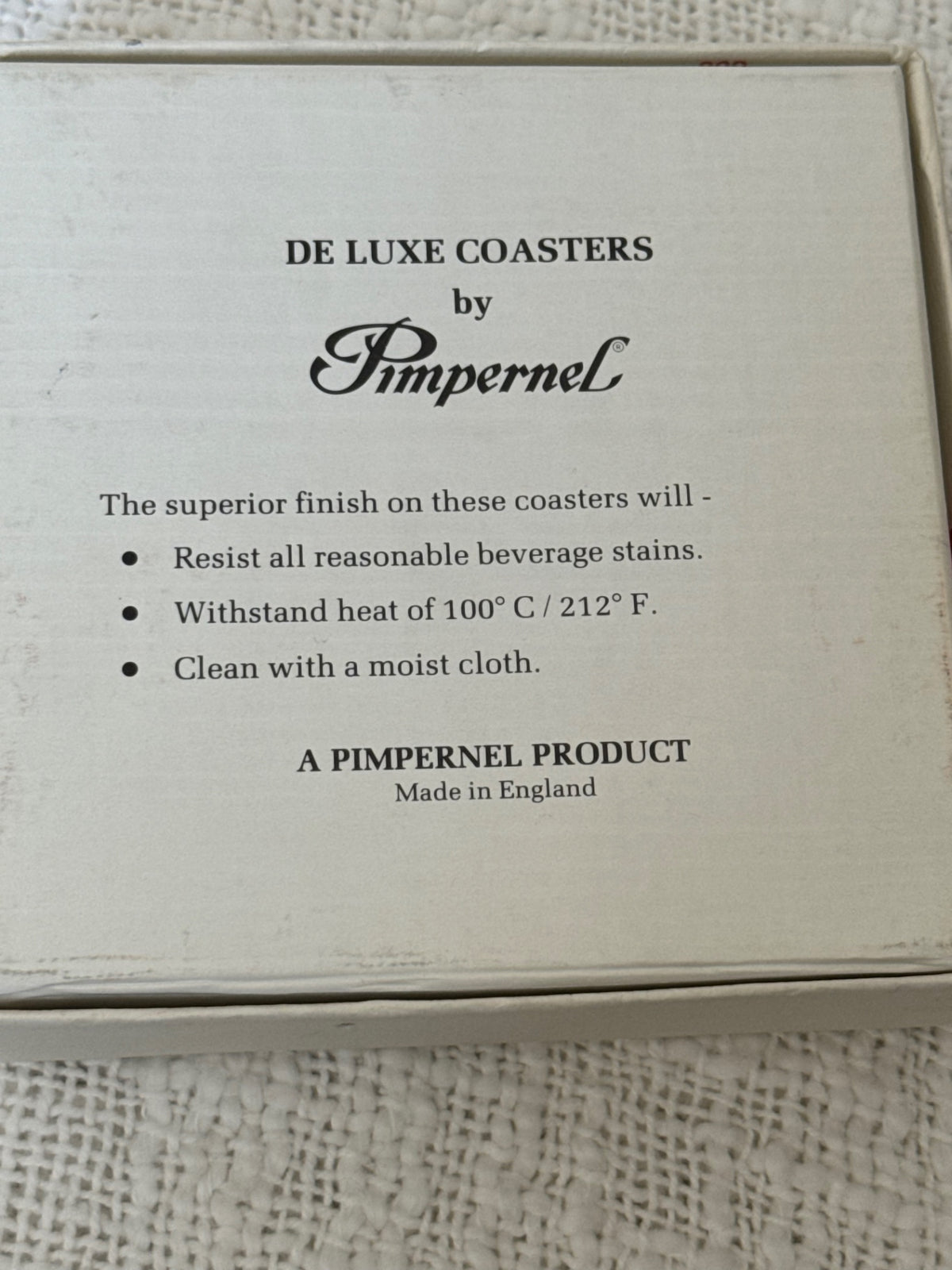 Pimpernel vintage roses coaster set of 6