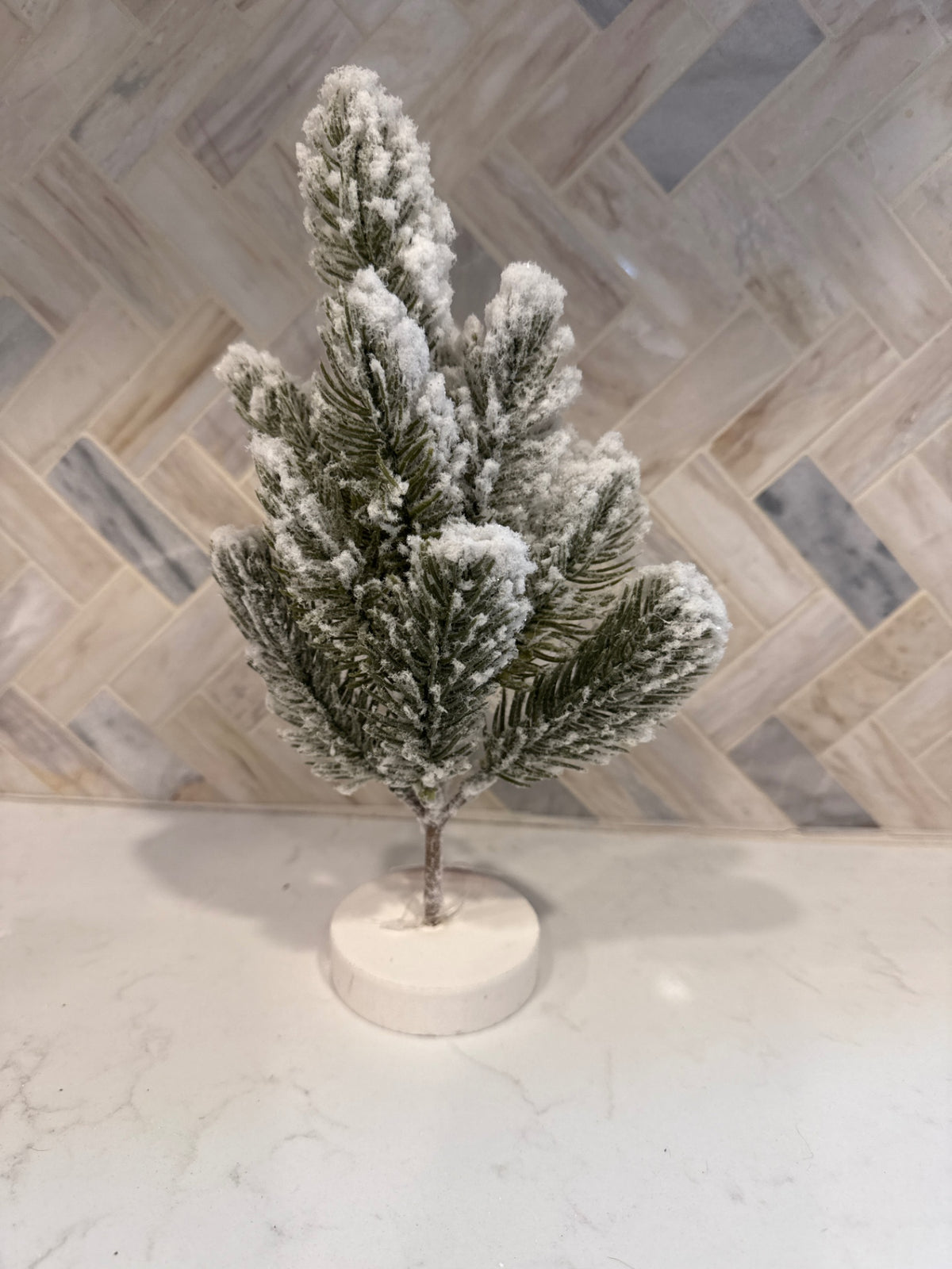 Small Flocked Tree