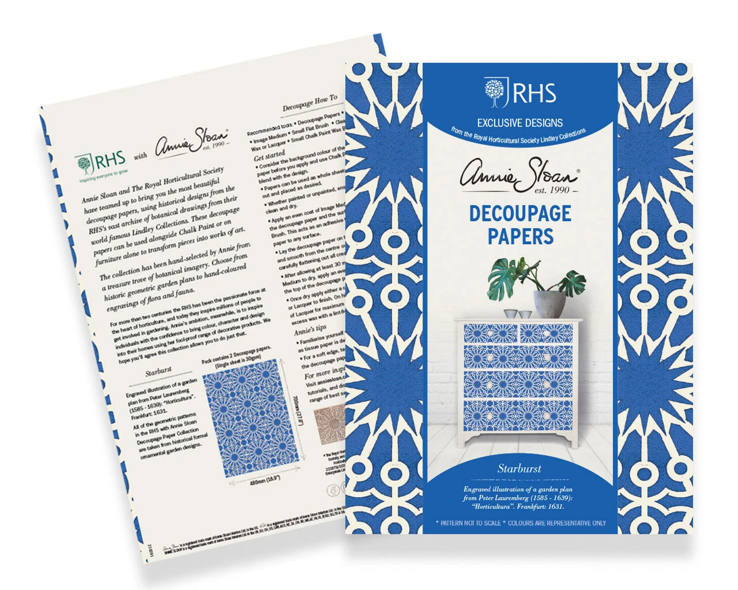 Annie Sloan Decoupage Papers - Starburst