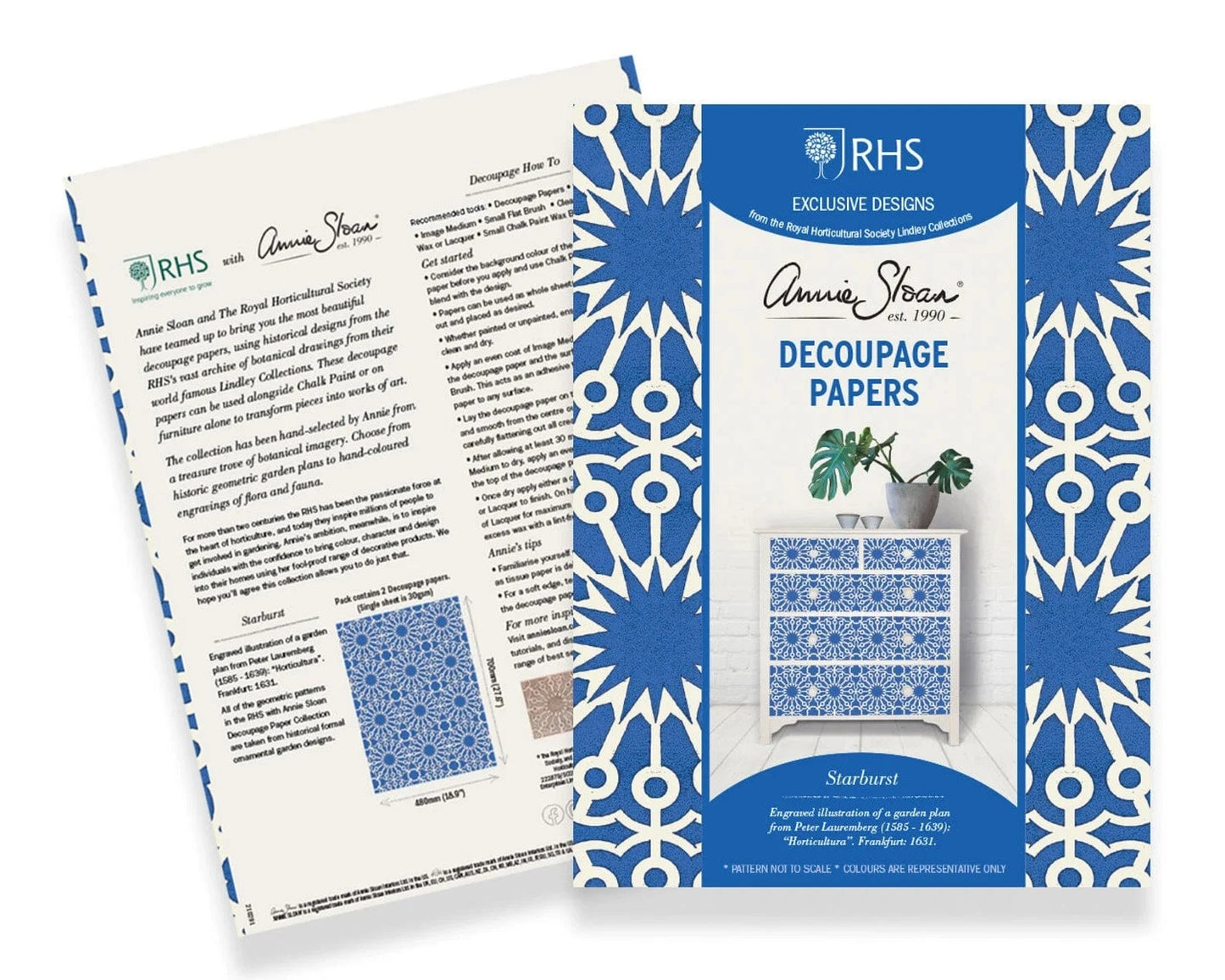Annie Sloan Decoupage Papers - Starburst