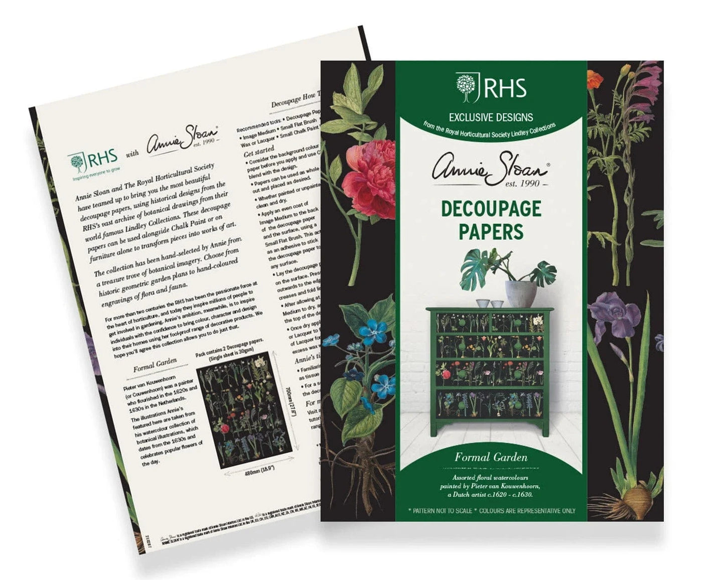 Annie Sloan Decoupage Paper Annie Sloan Decoupage Papers - Formal Garden