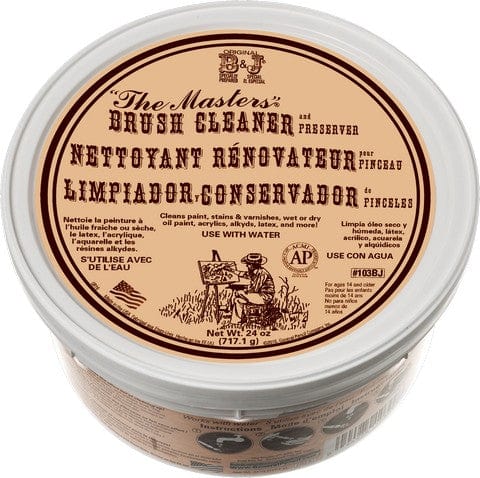 B&J "The Masters" Brush Cleaner - 24oz Tub
