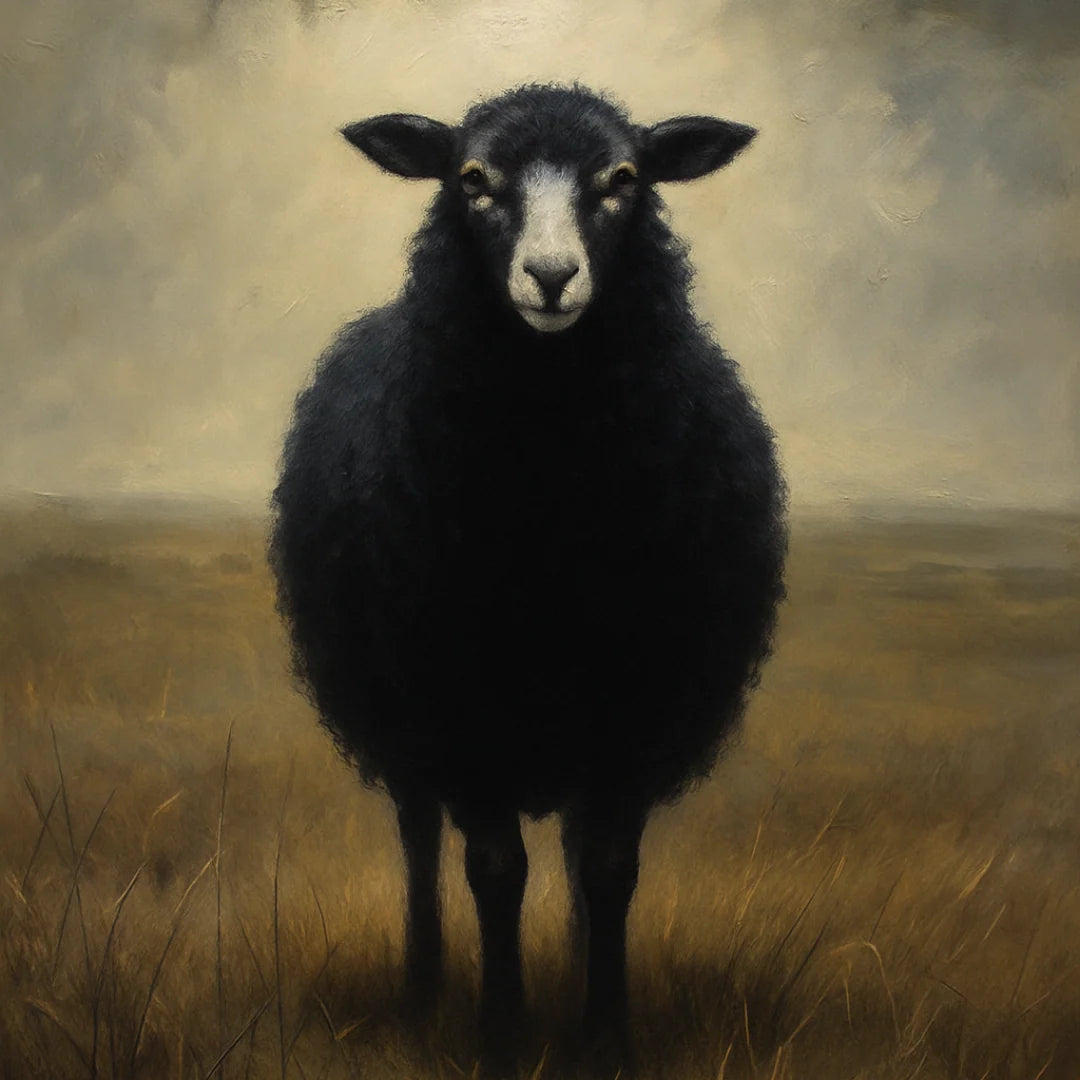 Black Sheep - 11.7 x 16.5 A3 Size Decoupage Paper - Mint by Michelle