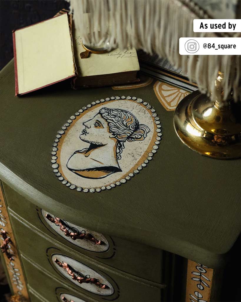 Annie Sloan Paint Inlay Classical Cameo IOD Paint Inlay designed by Annie Sloan 12"x 16" (8 sheets)