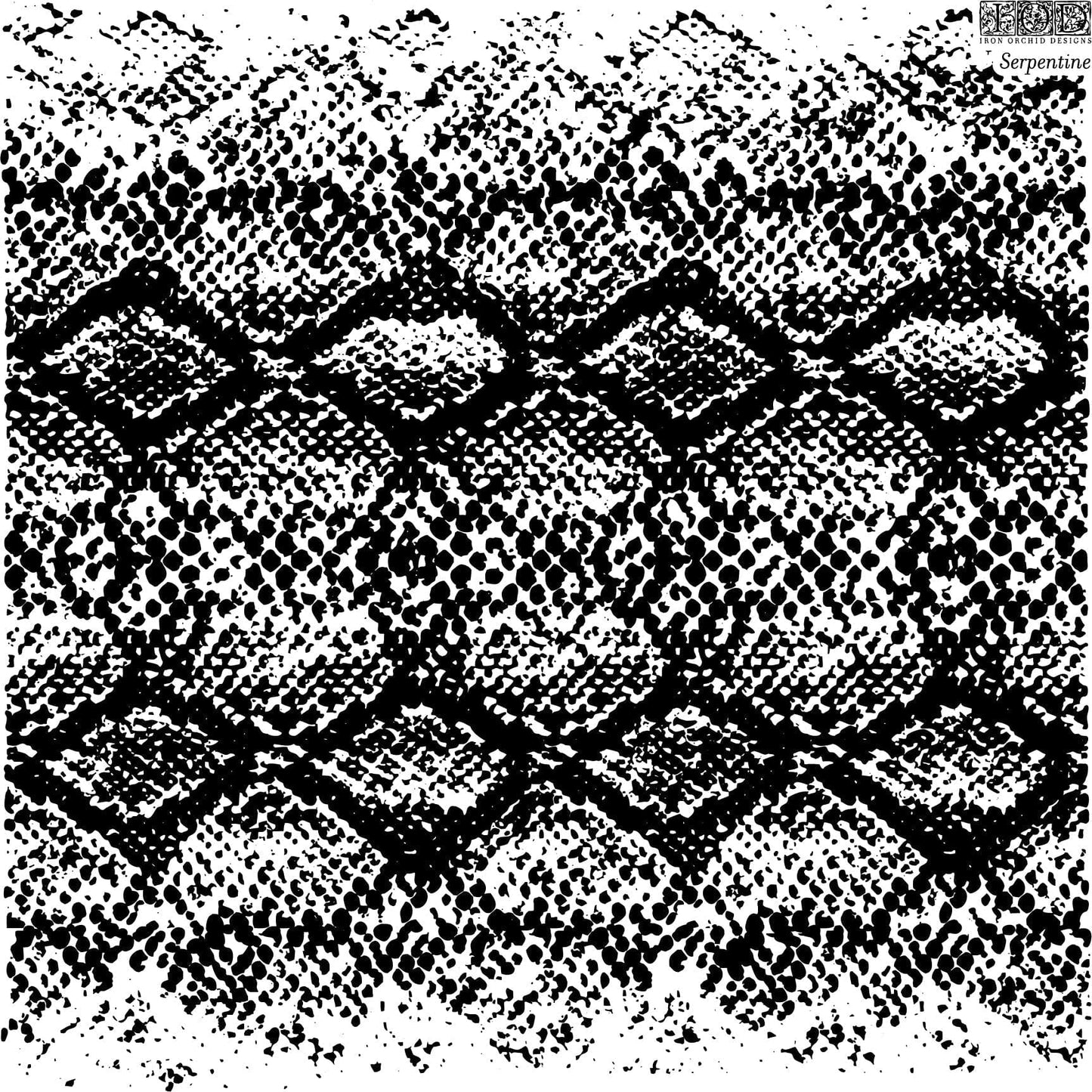 Serpentine 12x12 IOD Stamp (1 sheet)