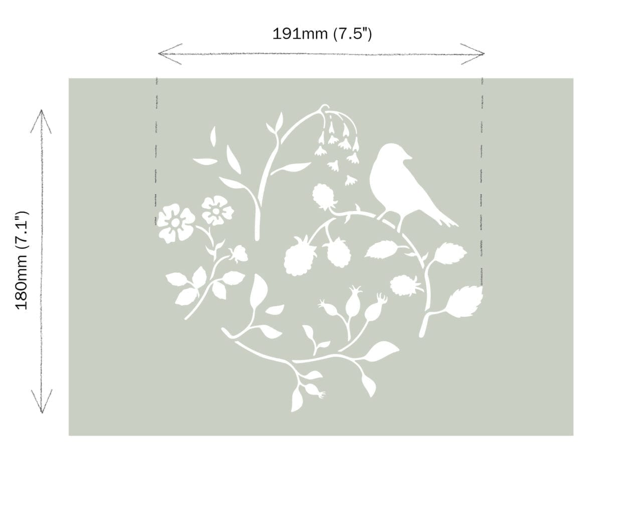 Annie Sloan Countryside Bird Stencil