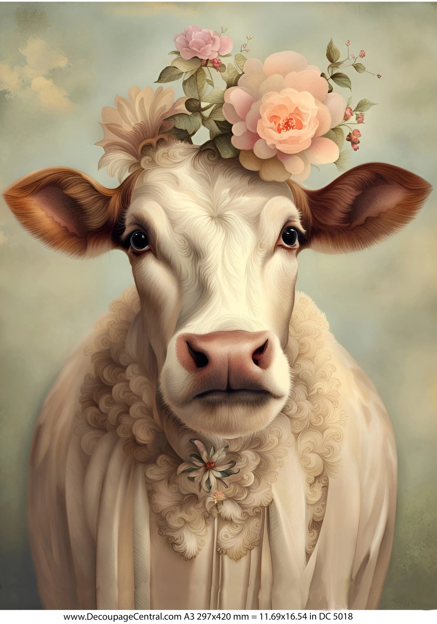 Decoupage Central Decoupage Paper A3 Isn't She Lovely Decoupage Rice Paper (DC5018)