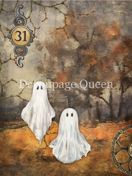 A4 Decoupage Queen Haunted Forest Rice Paper