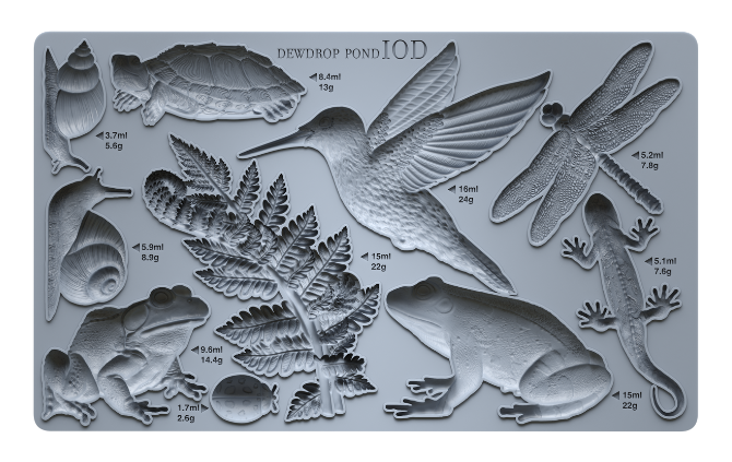 Dewdrop Pond IOD Mould