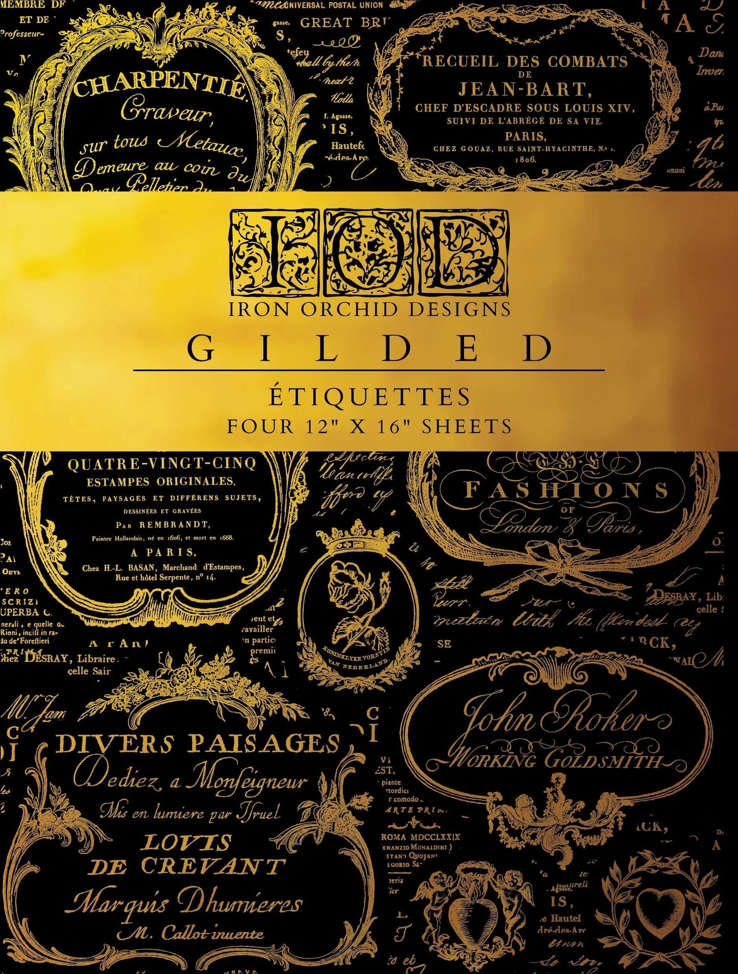 Etiquettes IOD Transfer 12x16 (4 Sheets)