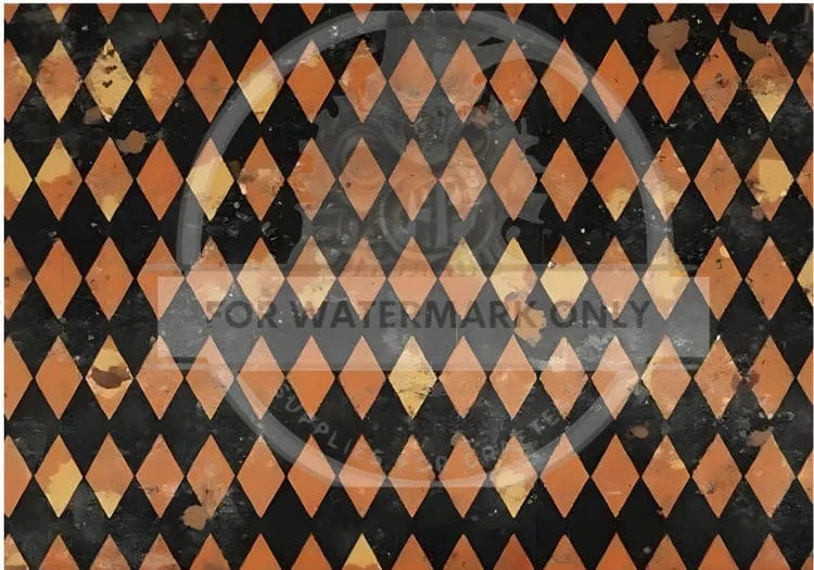 A3 Fall Harlequin Decoupage Rice Paper (DC5089)