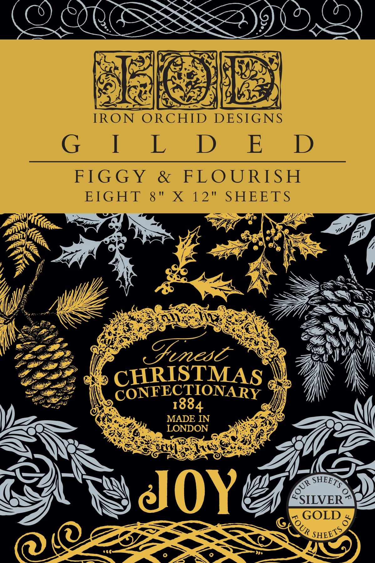Figgy & Flourish IOD Transfer 8x12 Pad (8 sheets)