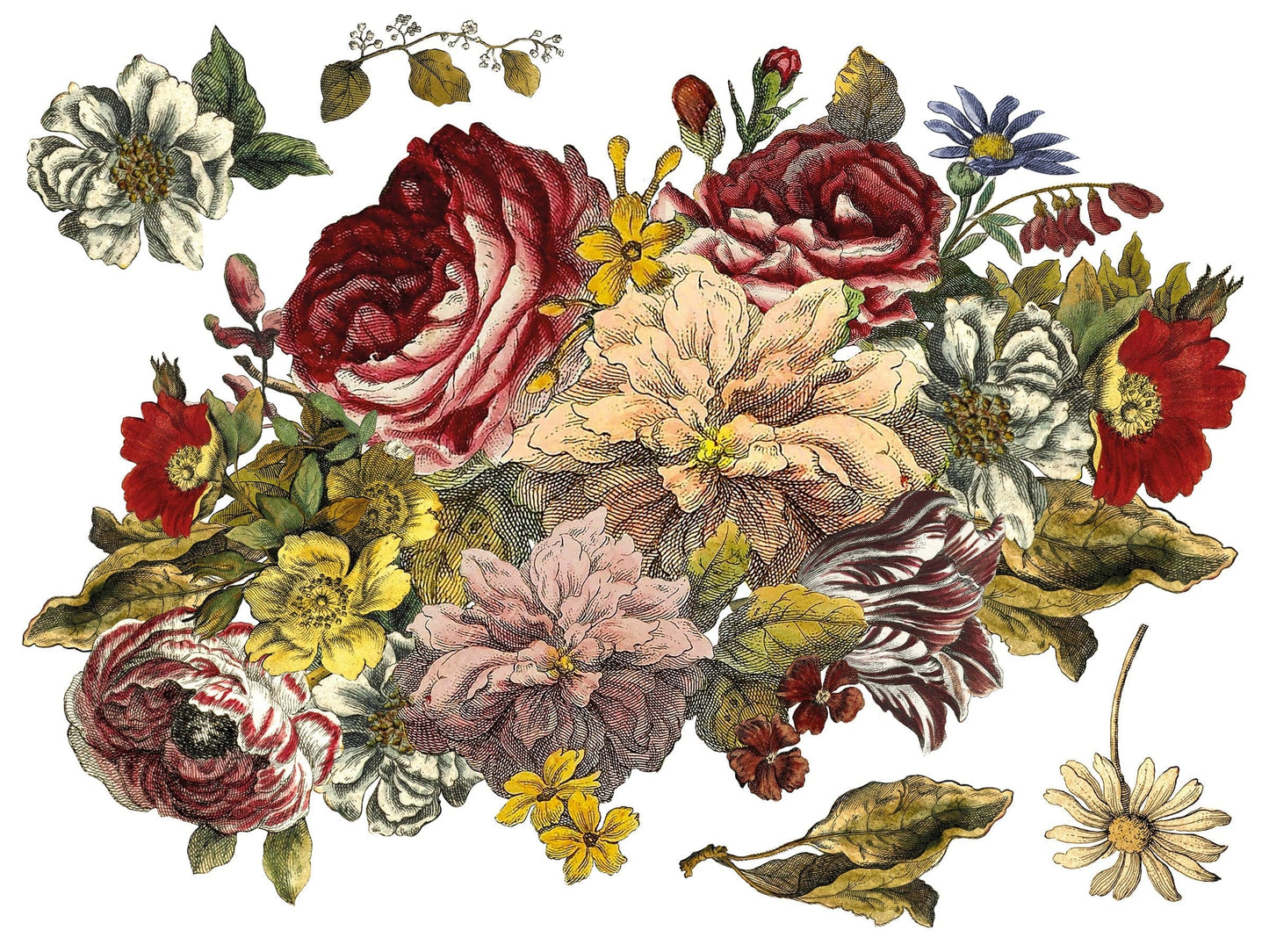 Floral Anthology IOD Transfer 12x16 Pad (4 sheets)