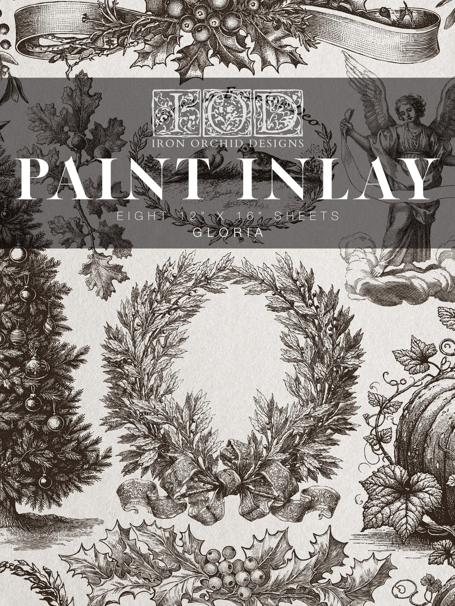 Gloria IOD Paint Inlay 12x16 (8 Sheets)