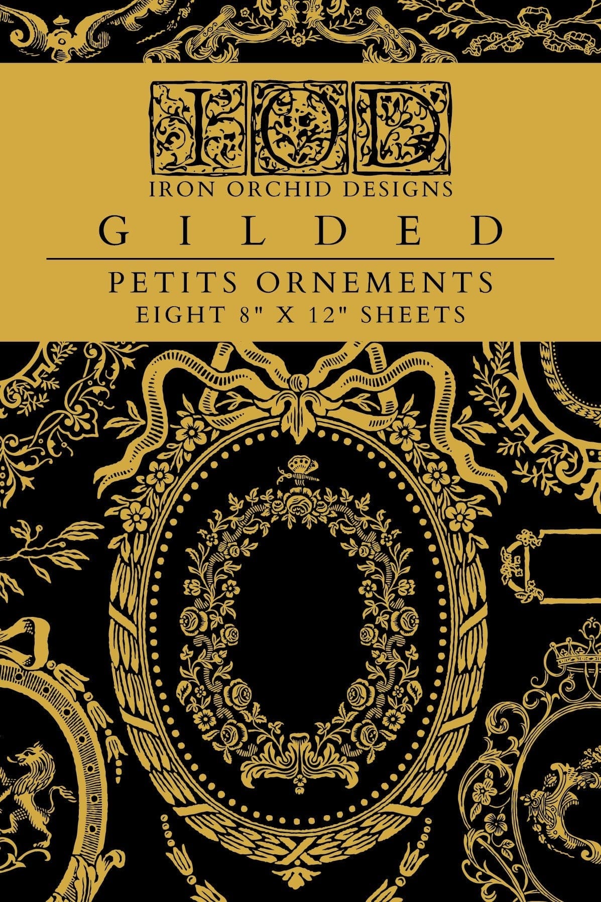 Petits Ornaments IOD Transfer 8x12 Pad (8 sheets)