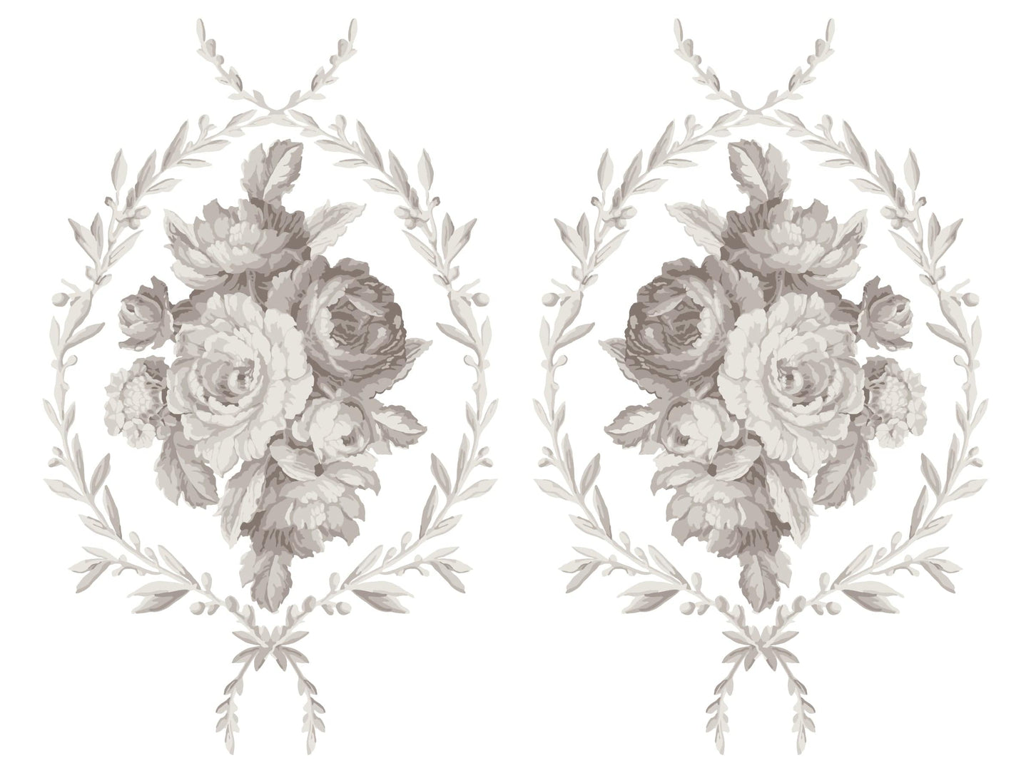Trompe L'Oeil Laurel IOD Paint Inlay 12x16 (4 Sheets)