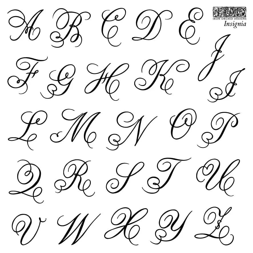 Insignia 6x6 IOD Stamp (4 Sheets + Envelopes)