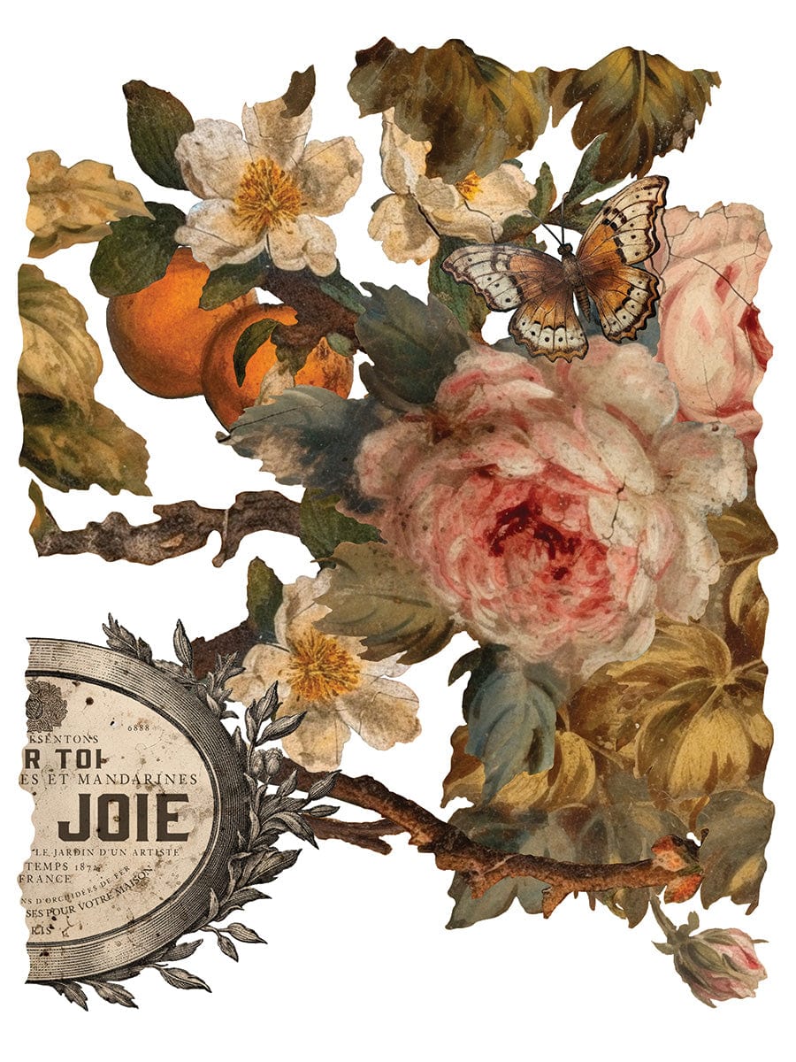 Joie Des Roses IOD Transfer 12x16 Pad (8 sheets)