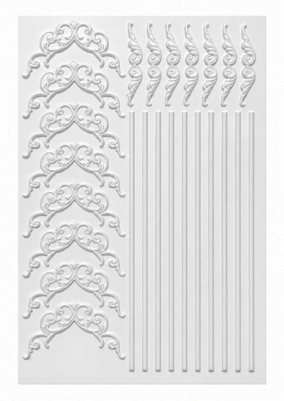 LaBlanche Decorative Trim & Border Embellishment Sticker Sheet