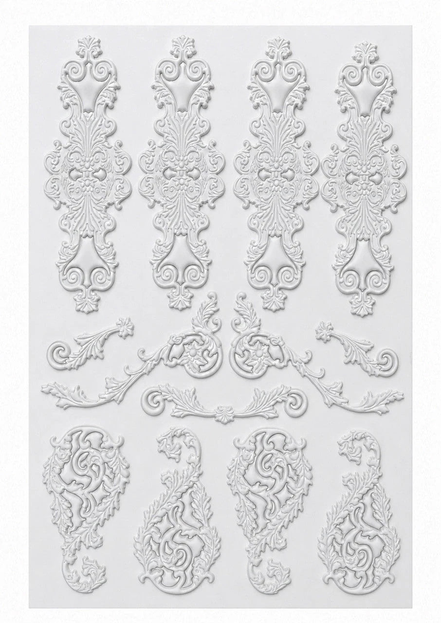 LaBlanche Baroque Scrollwork Embellishment Sticker Sheet