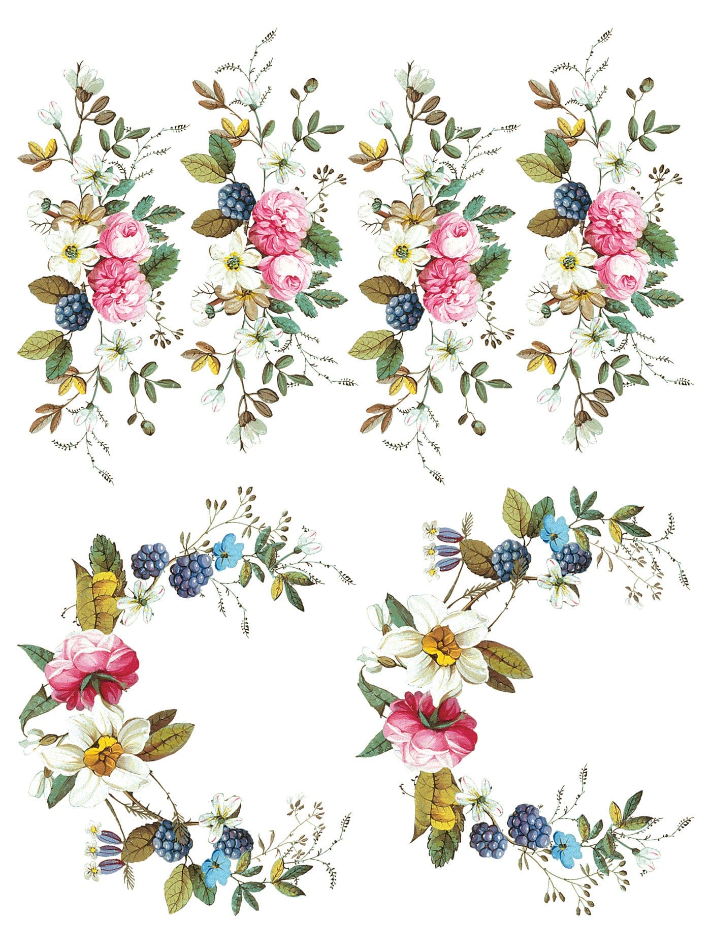 IOD Transfers Lost Garden IOD Transfer 12x16 (8 Sheets)