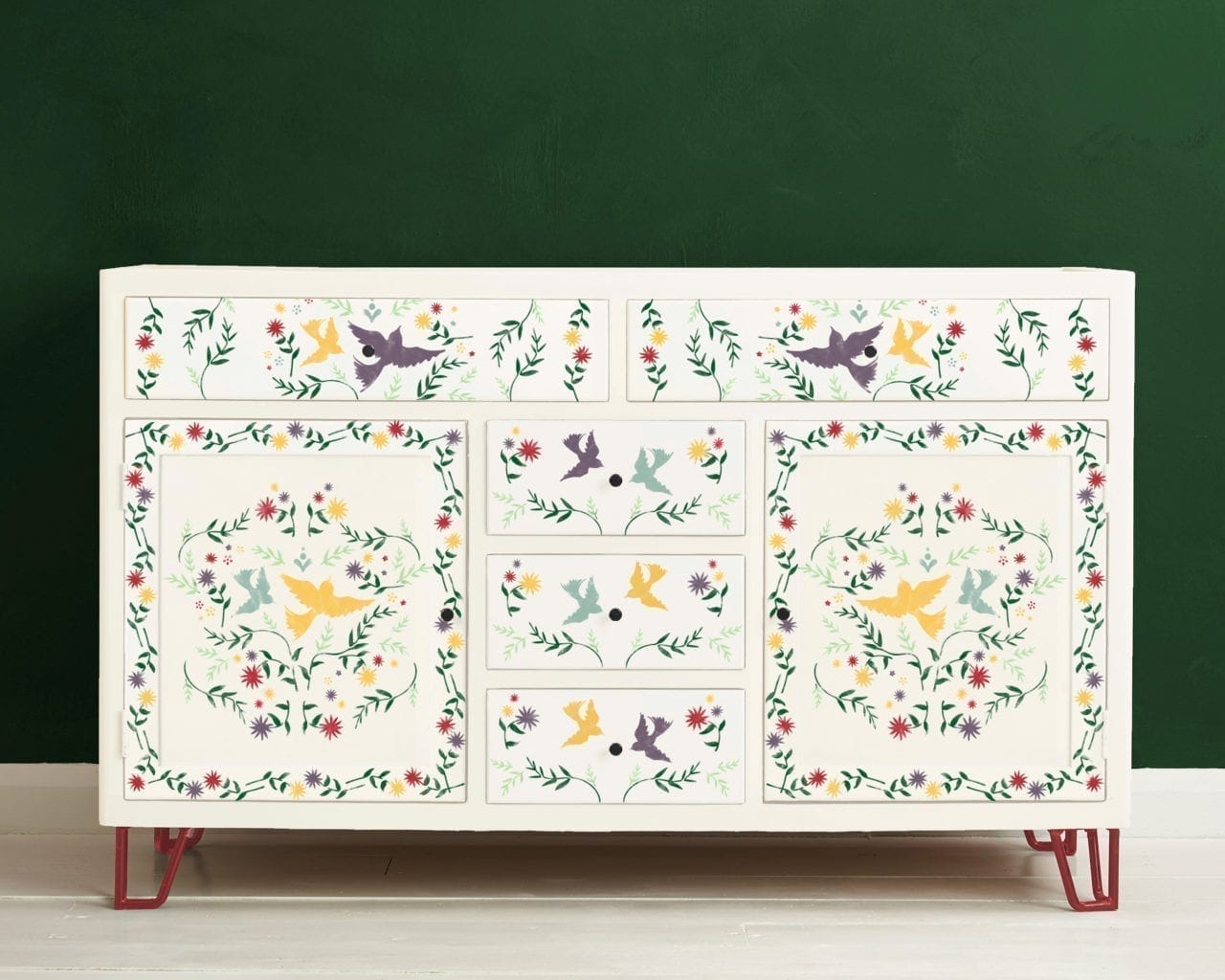 Annie Sloan Mexican Birds Stencil