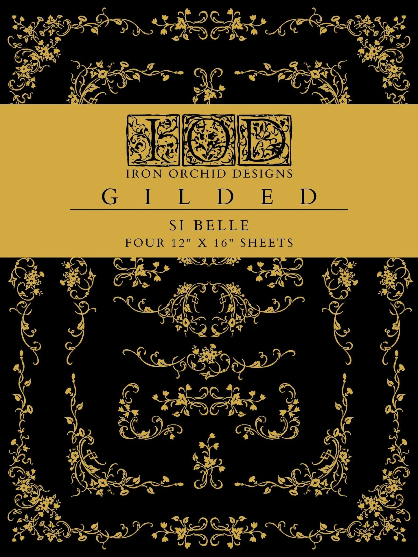Si Belle IOD Transfer 12x16 (4 Sheets)