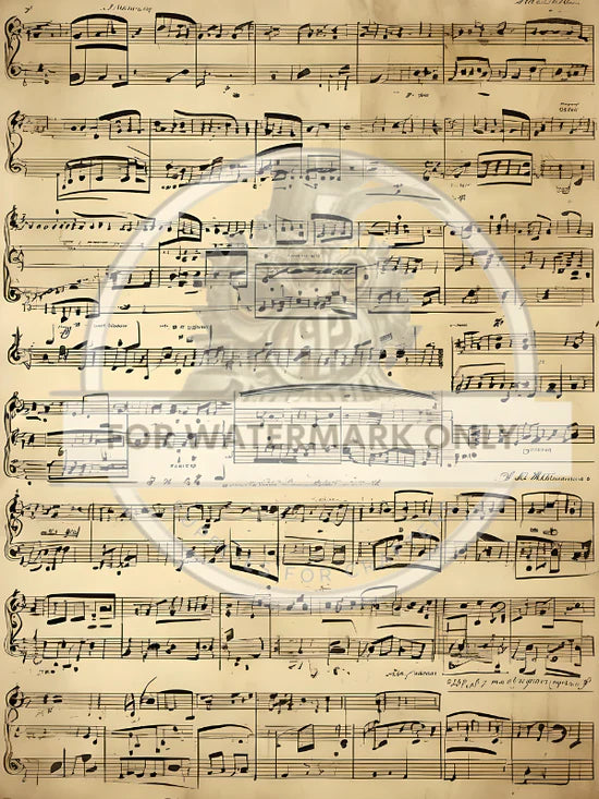 Symphony Background Decoupage Rice Paper (DC546)