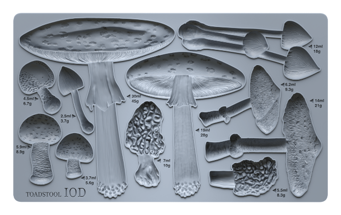 Toadstool IOD Mould
