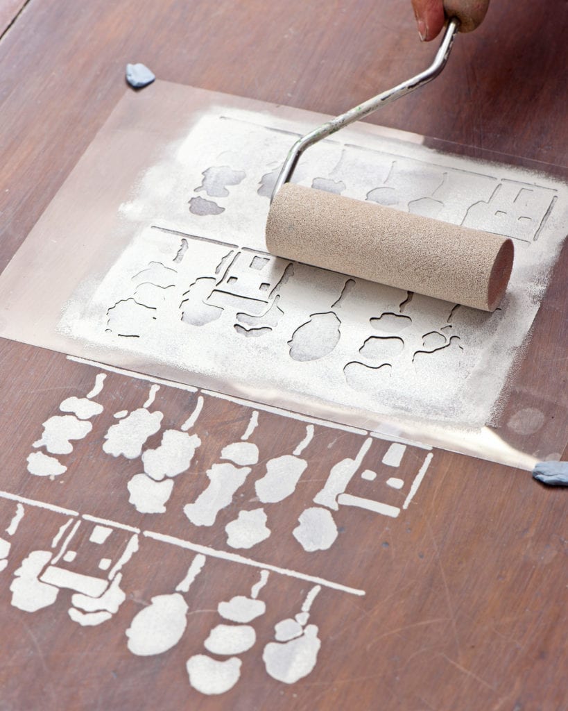 Annie Sloan Trees Stencil