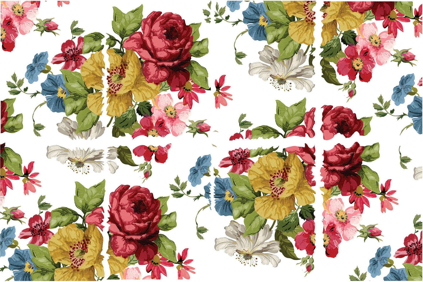 Wall Flower IOD Transfer 12x16 (8 Sheets)