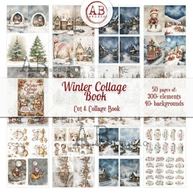 Winter Cut & Collage Book