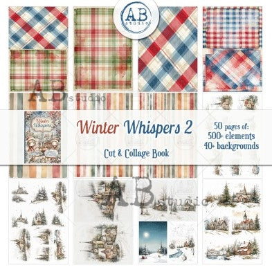 Winter Whispers Part 2 Cut & Collage Book