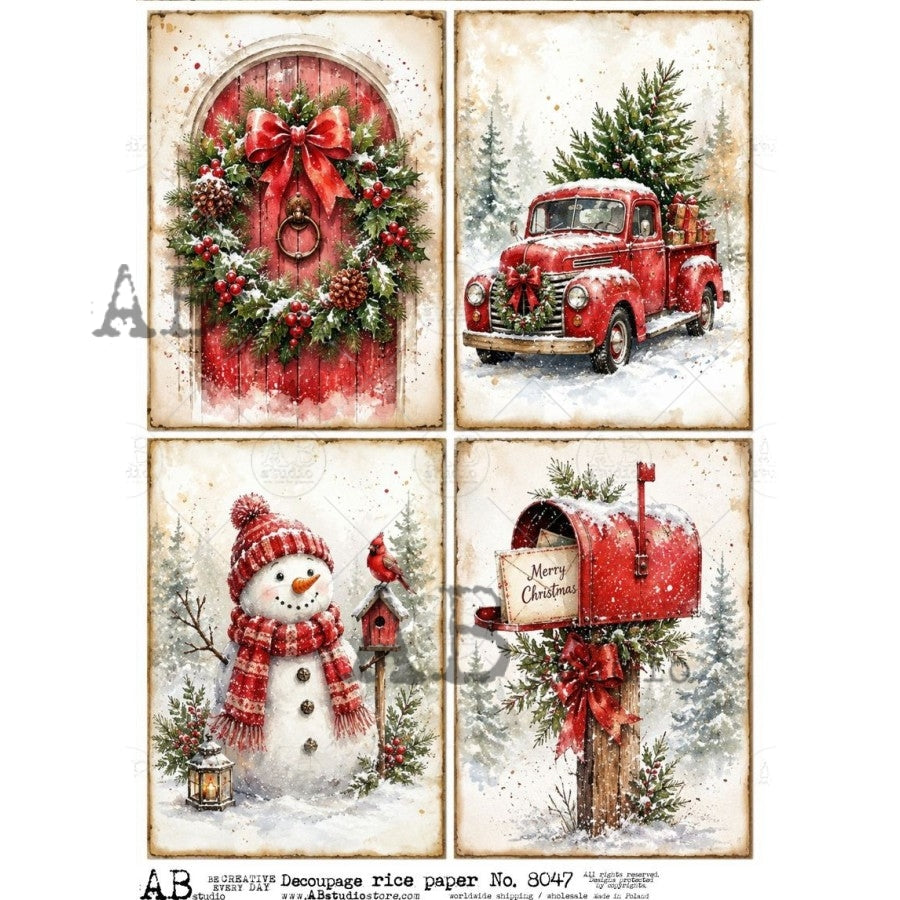 A4 A Very Merry Country Christmas (ID8047)