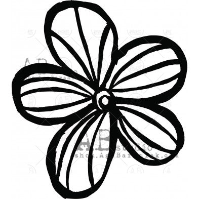 Wild Ink Bloom - 6x6 Stencil - ID-116