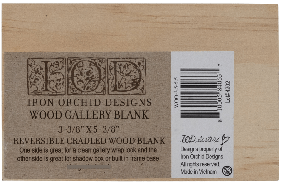 IOD Reversible Cradle Wood Blank 8x10