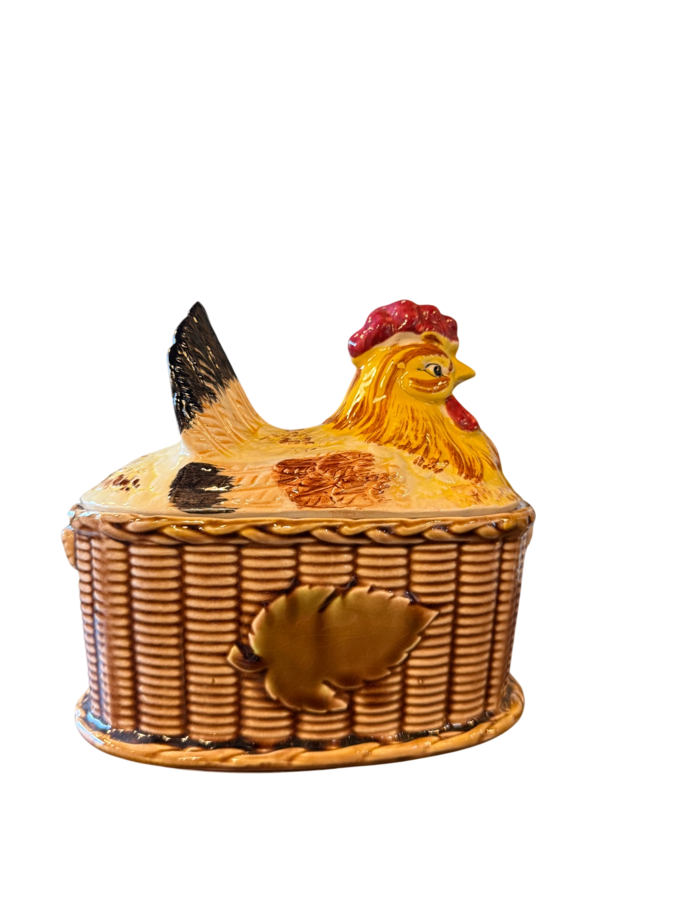 Ceramic chicken/rooster gravy boat
