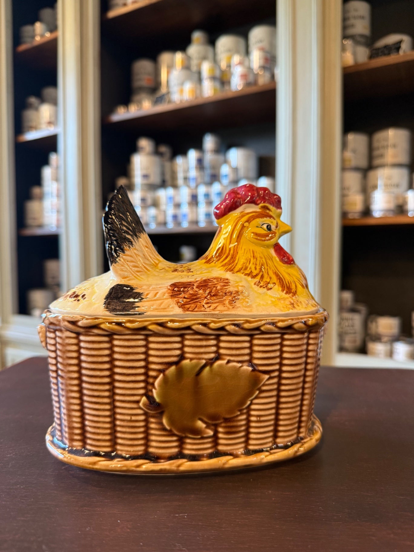 Ceramic chicken/rooster gravy boat